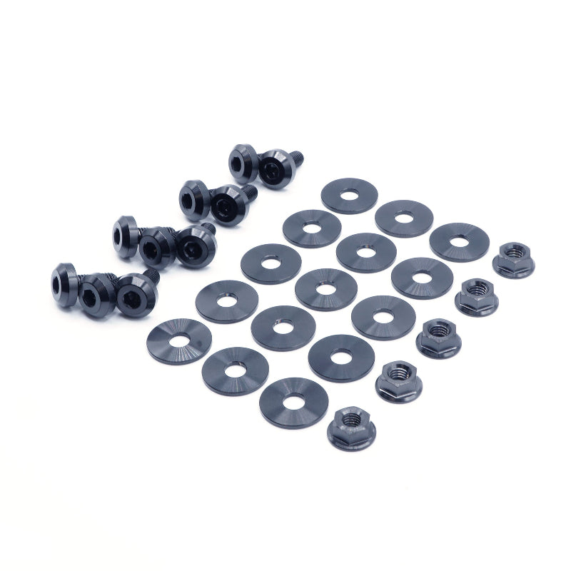 Dress Up Bolts Titanium Hardware Hood Kit - Honda Civic Type R (2017-2021)