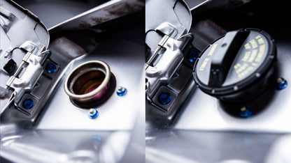 Titanium Hardware Fuel Door Kit - Honda S2000 (2000-2009)
