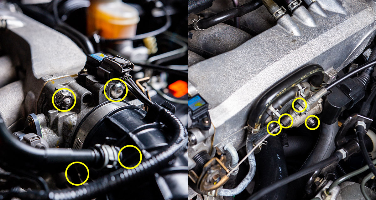 Titanium Hardware Throttle Body Kit - F20C | F22C1 Engine