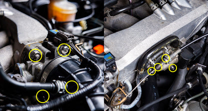 Titanium Hardware Throttle Body Kit - F20C | F22C1 Engine