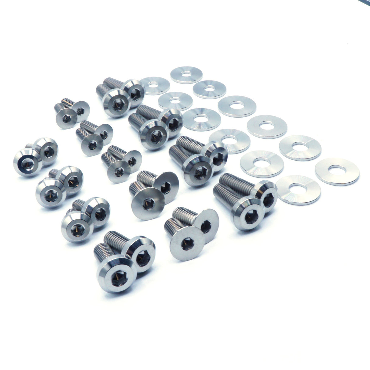 Dress Up Bolts Titanium Hardware Door Kit - Honda Civic Si (2012-2015)