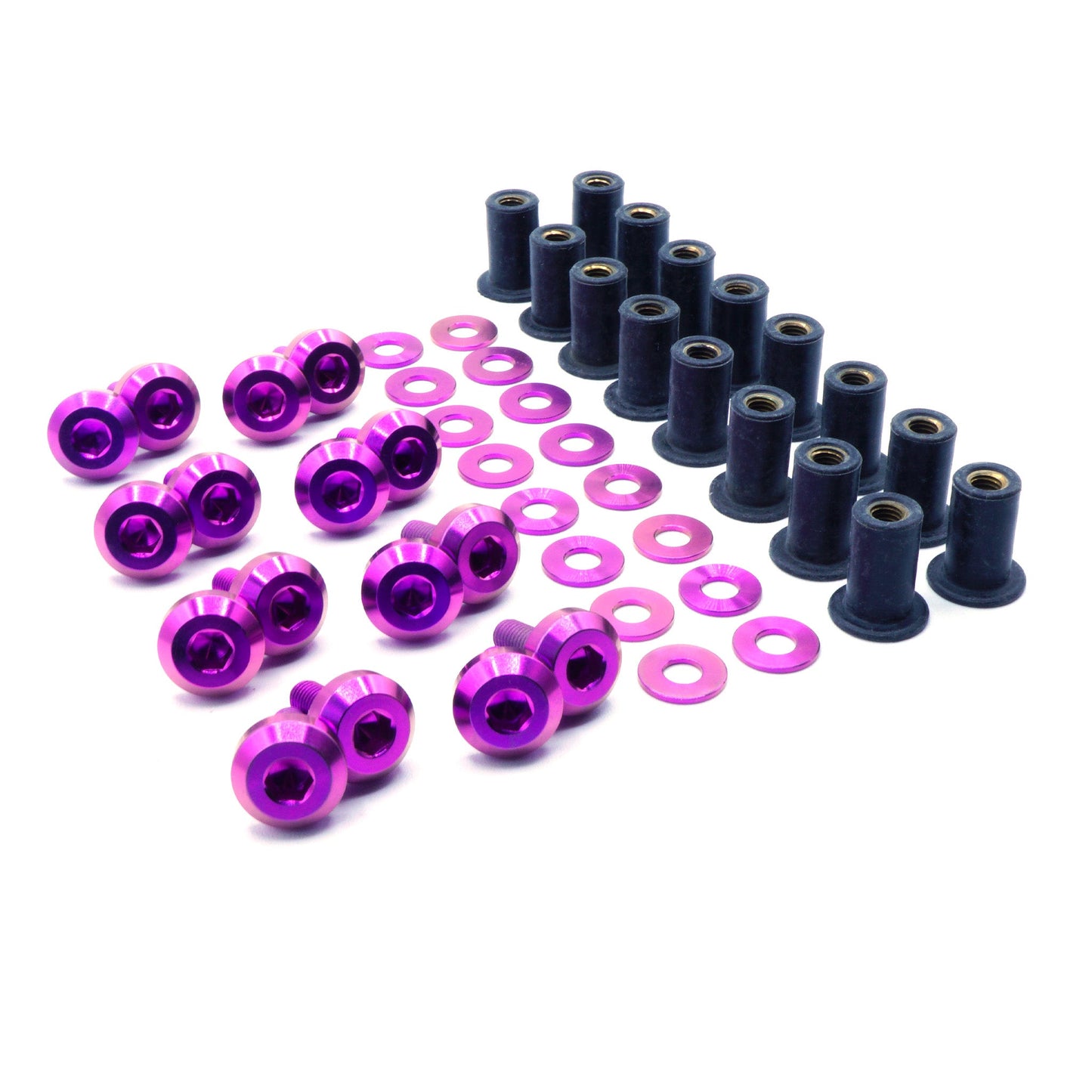 Titanium Hardware Plastic Clip Delete Trunk Kit - Honda Civic Si (2012-2015)