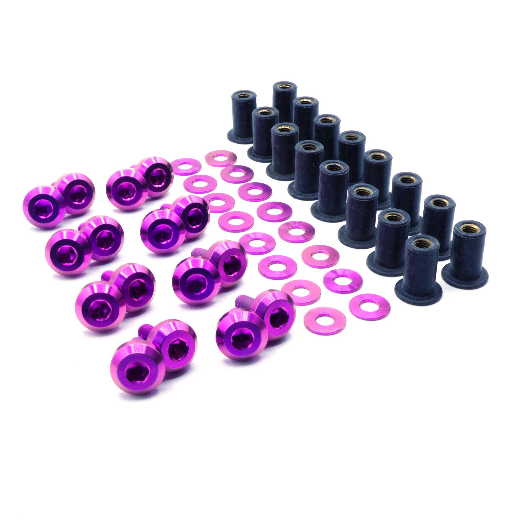 Titanium Hardware Plastic Clip Delete Trunk Kit - Honda Civic Si (2012-2015)