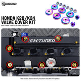 Dress Up Bolts Titanium Hardware Valve Cover Kit - Honda K20/K24