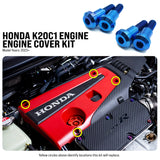 Titanium Hardware Engine Cover Kit - Honda K20C1 Engine