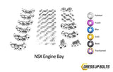 Honda NSX (1990-2005) Titanium Dress Up Bolts Engine Bay Kit