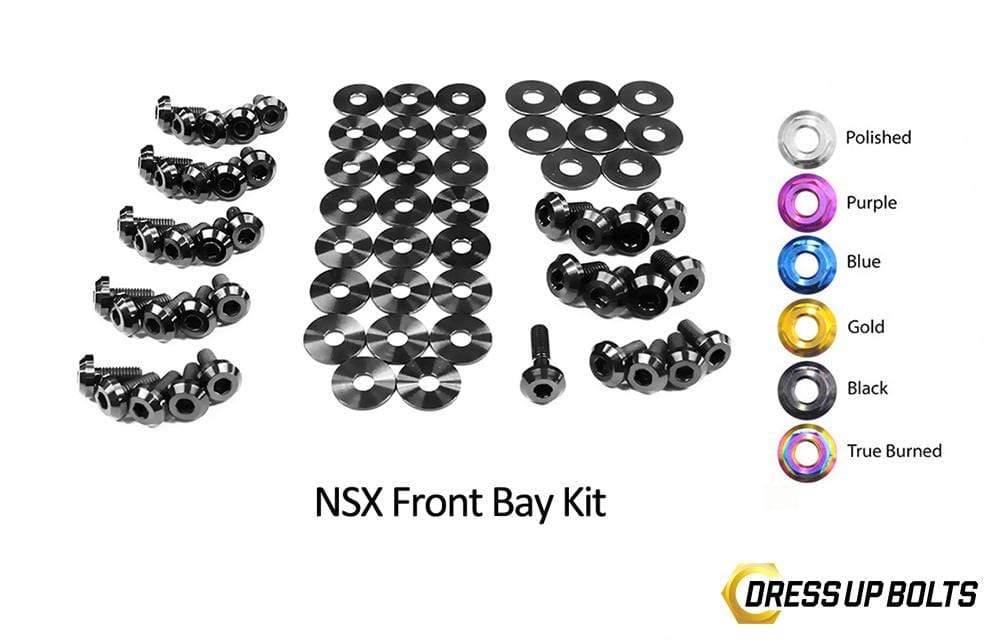 Honda NSX (1990-2005) Titanium Dress Up Bolts Front Bay Kit