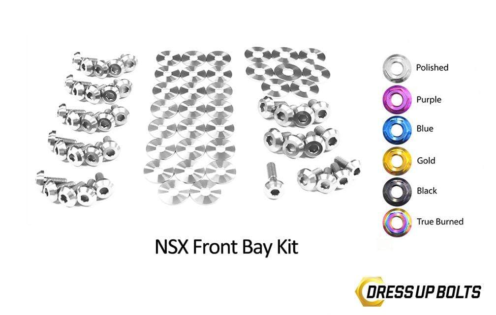 Honda NSX (1990-2005) Titanium Dress Up Bolts Front Bay Kit