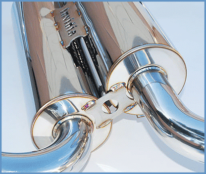 Invidia Gemini Rolled Ti-Tips Cat Back Exhaust Infiniti FX35/FX37 2009-2013 | HS09IFXGID