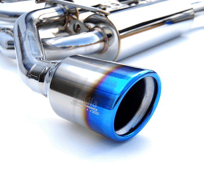 Invidia Q300 w/ Rolled Titanium Tips Cat Back Exhaust Infiniti Q50 2014-2016 | HS14IQ5GID