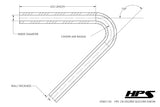 HPS 1-1/4" Silicone 135 Degree Elbow Coupler Hose, High Temp 4-ply Reinforced (32mm ID)