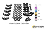 Hyundai Genesis Coupe (2009-2016) BK Titanium Dress Up Bolts Full Engine Bay Kit