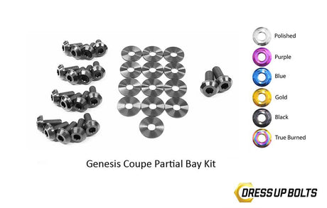 Hyundai Genesis Coupe (2009-2016) Titanium Partial Engine Bay Kit