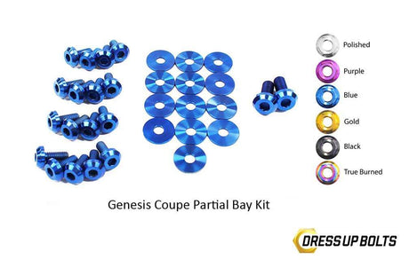 Hyundai Genesis Coupe (2009-2016) Titanium Partial Engine Bay Kit