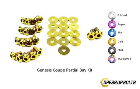Hyundai Genesis Coupe (2009-2016) Titanium Partial Engine Bay Kit