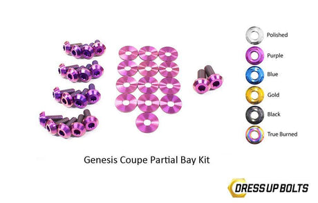 Hyundai Genesis Coupe (2009-2016) Titanium Partial Engine Bay Kit