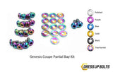 Hyundai Genesis Coupe (2009-2016) Titanium Partial Engine Bay Kit