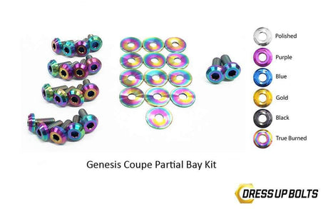 Hyundai Genesis Coupe (2009-2016) Titanium Partial Engine Bay Kit
