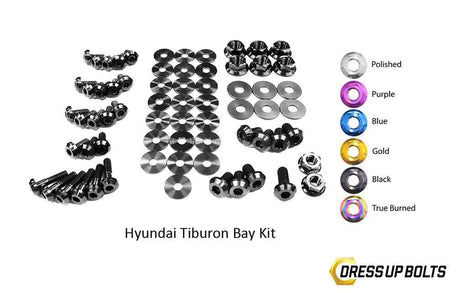 Hyundai Tiburon (2003-2008) Titanium Engine Bay Kit