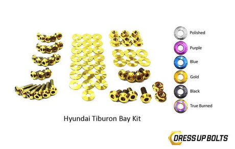 Hyundai Tiburon (2003-2008) Titanium Engine Bay Kit