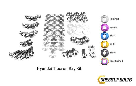 Hyundai Tiburon (2003-2008) Titanium Engine Bay Kit