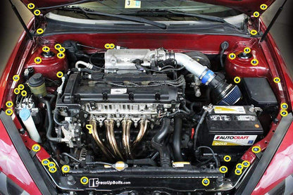 Hyundai Tiburon (2003-2008) Titanium Engine Bay Kit