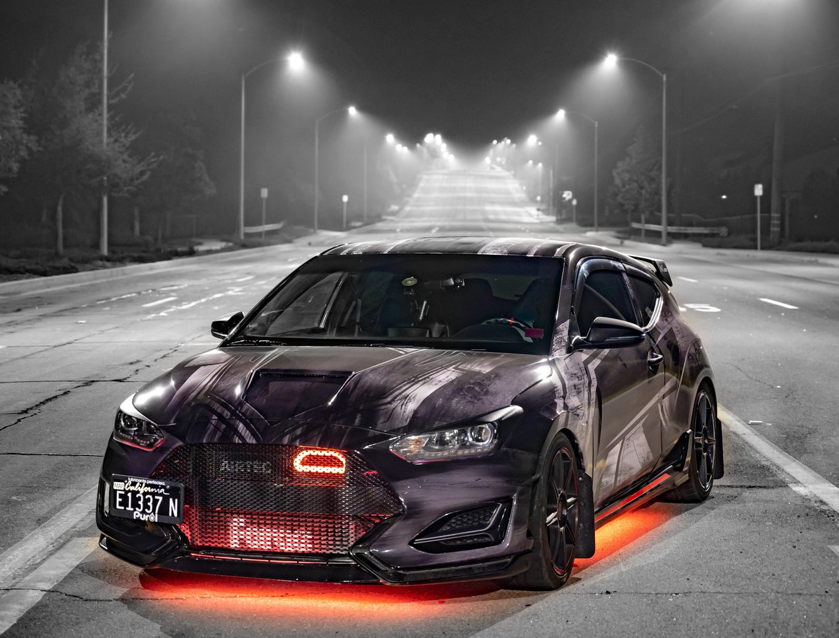 2019-2022+ Hyundai Veloster N (DCT and Manual) Generation 4 Interchangeable BIG MOUTH "LIT KIT" | LIT Flare and Controller Only