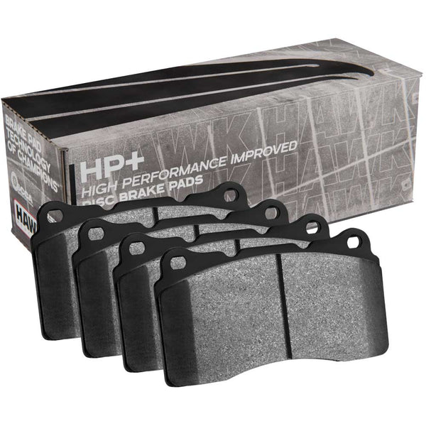HAWK Performance HP Plus Road and Track Brake Pads - Fits Front YSCPF4a & YSCPF6a / Rear YSCPR6b Calipers