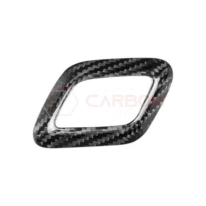 F150 2015-2020 Shift Knob Chrome Trim Delete Carbon Fiber Cover