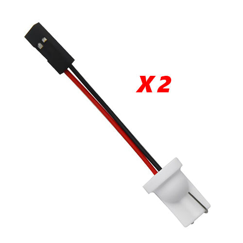 For Ford 09-14 F150 White 6-SMD LED Dome Interior Light with T10 and Festoon Adapter-2pcs