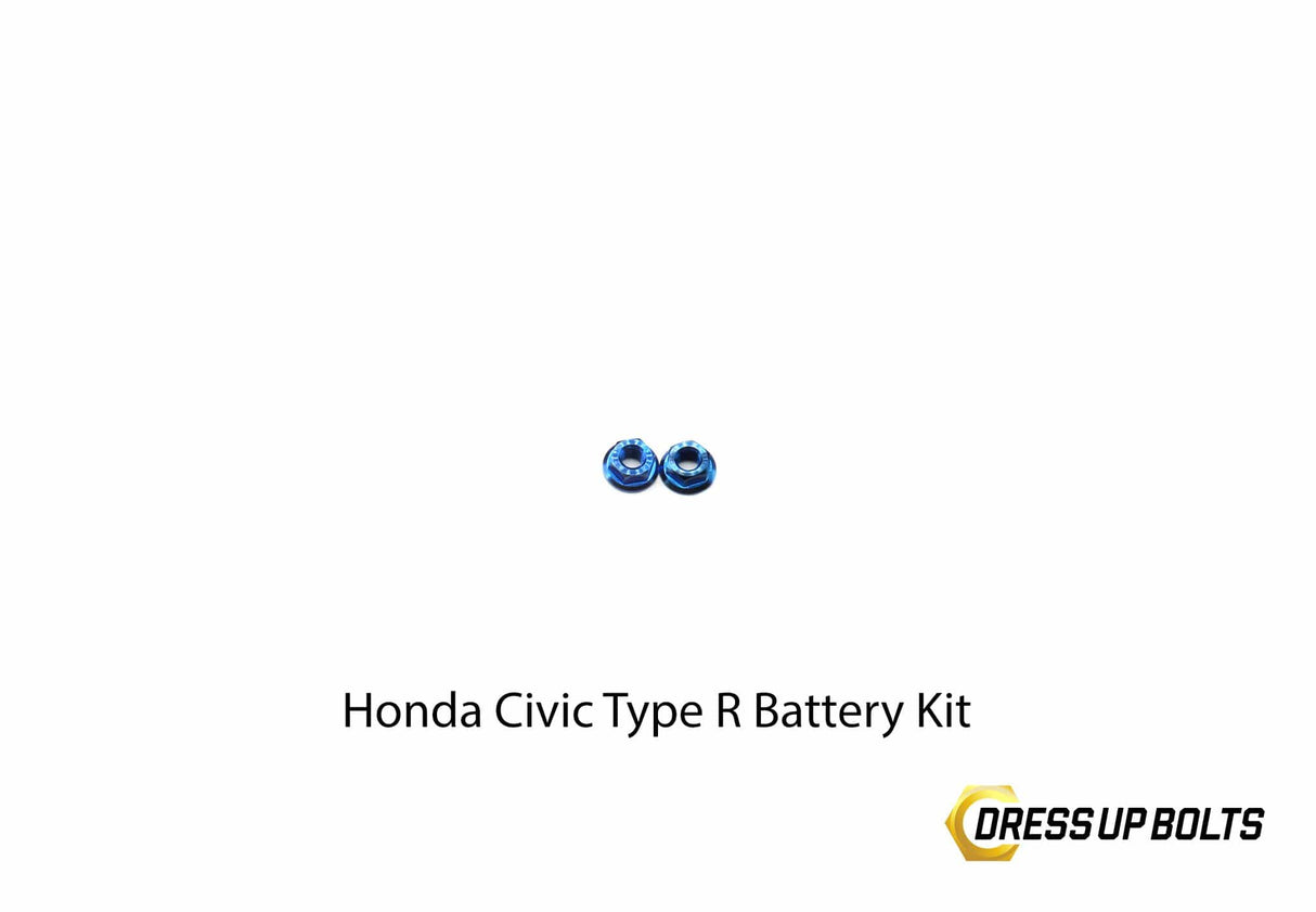 Dress Up Bolts Titanium Hardware Battery Kit - Honda Civic Type R (2017-2021)