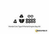 Dress Up Bolts Stage 1 Titanium Hardware Engine Bay Kit - Honda Civic Type R (2017-2021)