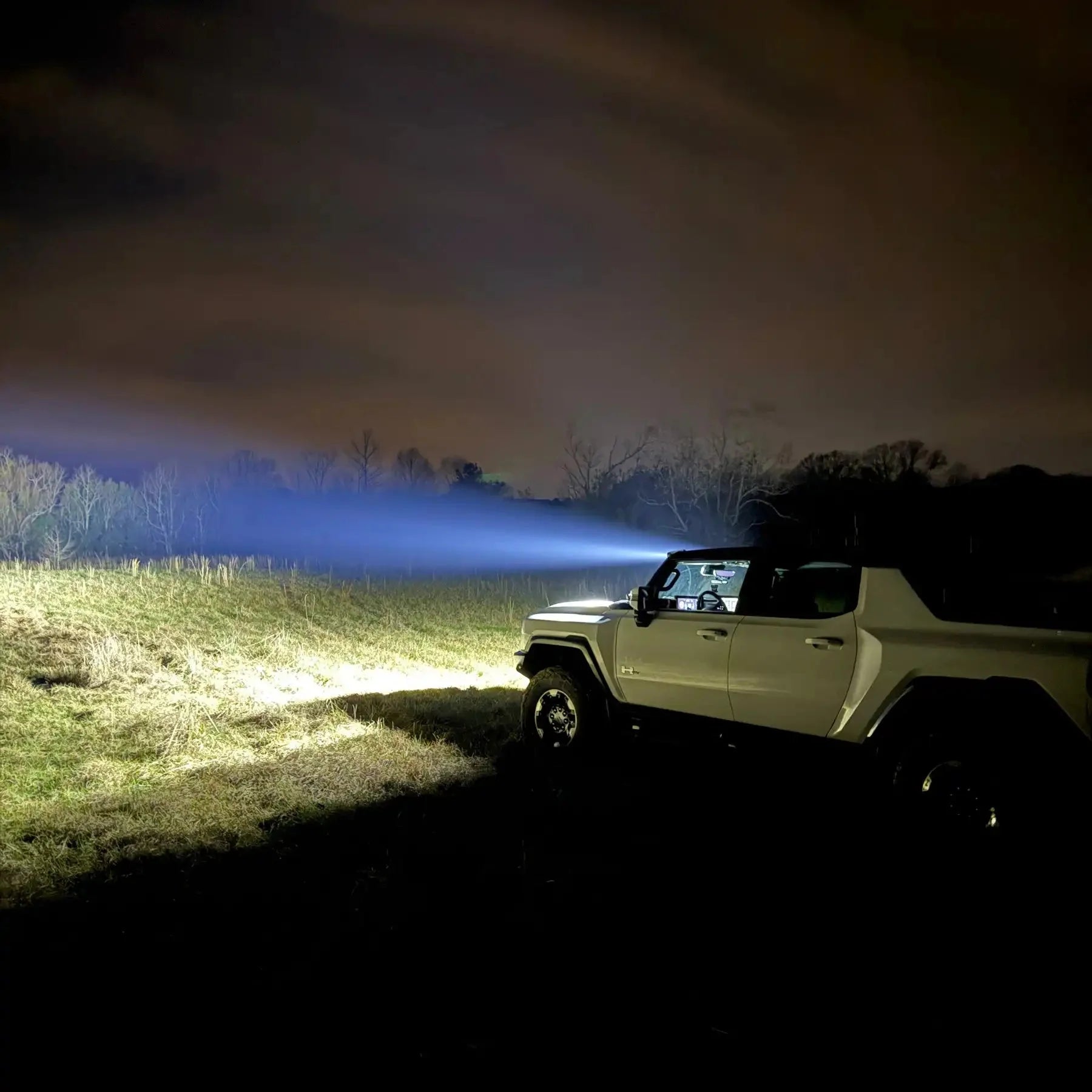 2022-2025 Hummer EV 50" Roof Mount Curved Light Bar w/ Brackets