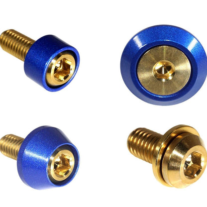 ZSPEC Interior Dress Up Bolts® Fastener Kit for 21+ Ford Bronco 2.7L, Titanium & Billet