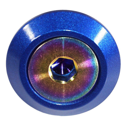 ZSPEC Low-Profile Body Kit Fastener, M5x20mm w/ WELL NUT, Titanium & Billet, Sold per Each