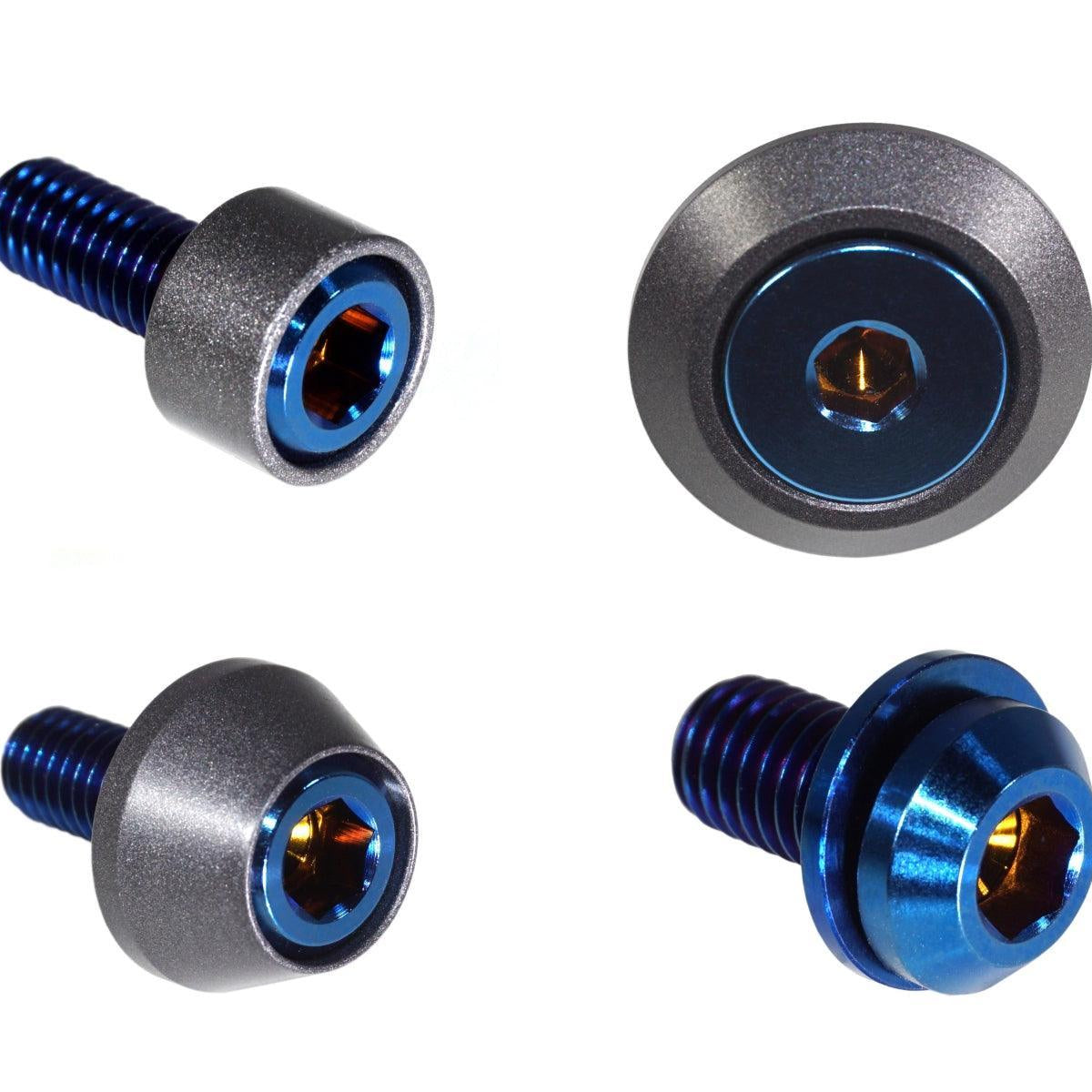 ZSPEC Interior Dress Up Bolts® Fastener Kit for 21+ Ford Bronco 2.7L, Titanium & Billet