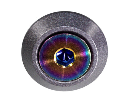 ZSPEC Low-Profile Body Kit Fastener, M5x20mm Titanium & Billet w/RIVET NUT, Sold per Each