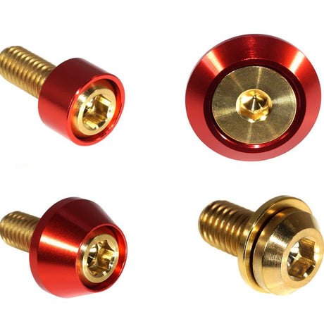 ZSPEC Hood Latch & Hinges Fasteners for '22+ Nissan Frontier D41, Titanium & Billet