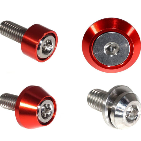 ZSPEC Hood Latch & Hinges Fasteners for '22+ Nissan Frontier D41, Titanium & Billet