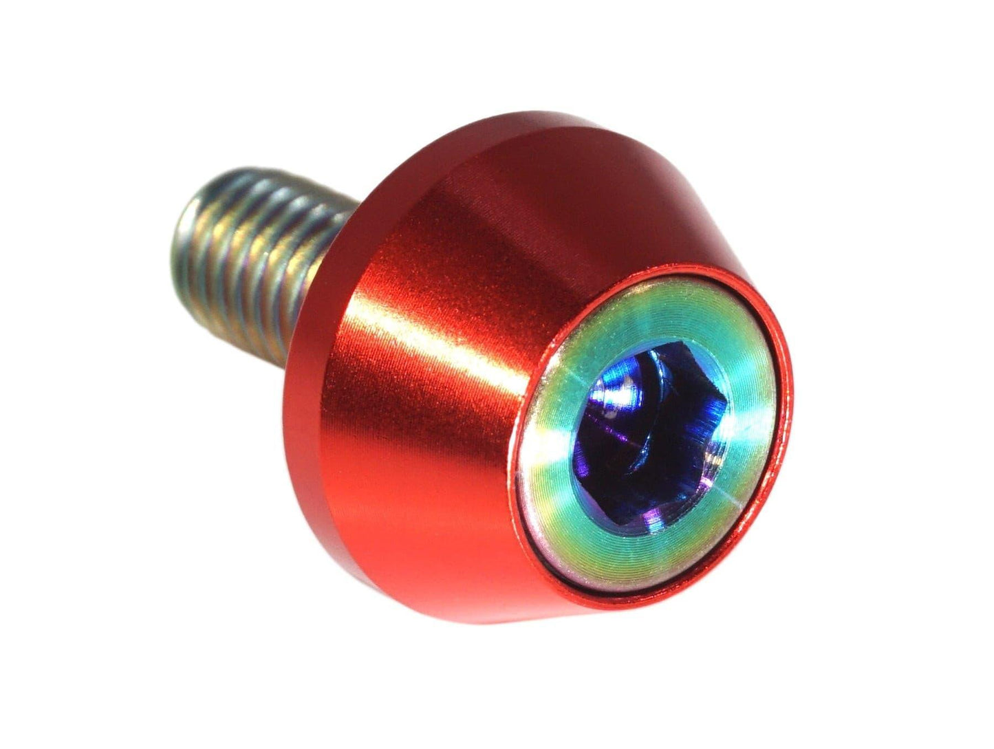 ZSPEC License Plate Bolts, SHSC M6x20 w/Washers, Grade-5 Titanium, 8-Pack