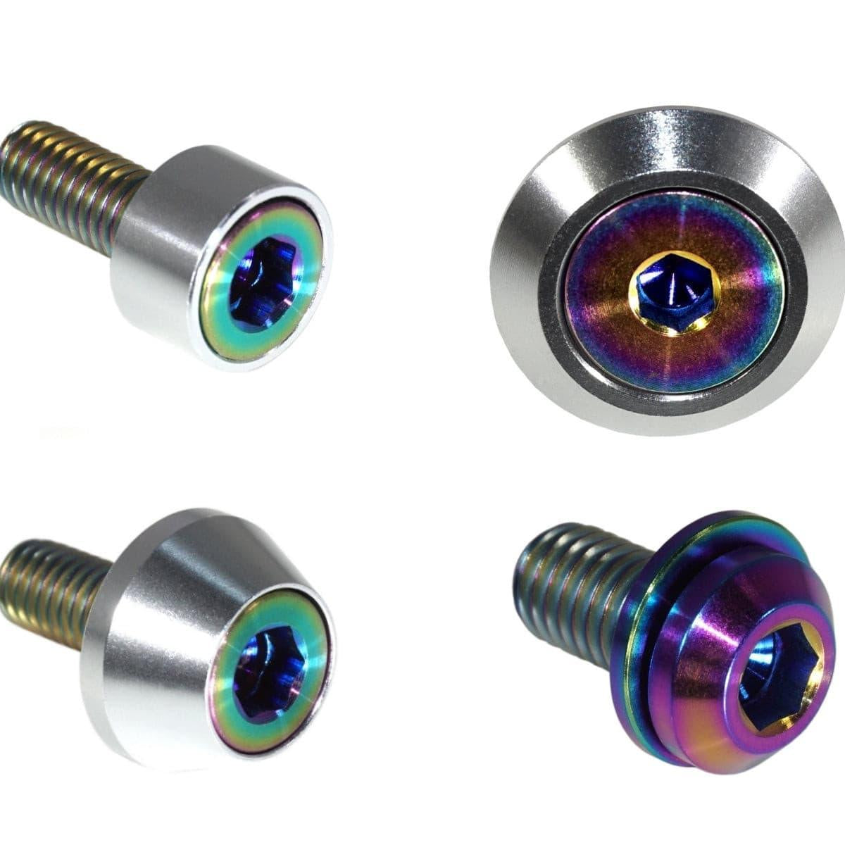 ZSPEC Hood Latch & Hinges Fasteners for '22+ Nissan Frontier D41, Titanium & Billet