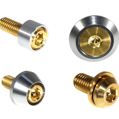 ZSPEC Hood Latch & Hinges Fasteners for '22+ Nissan Frontier D41, Titanium & Billet