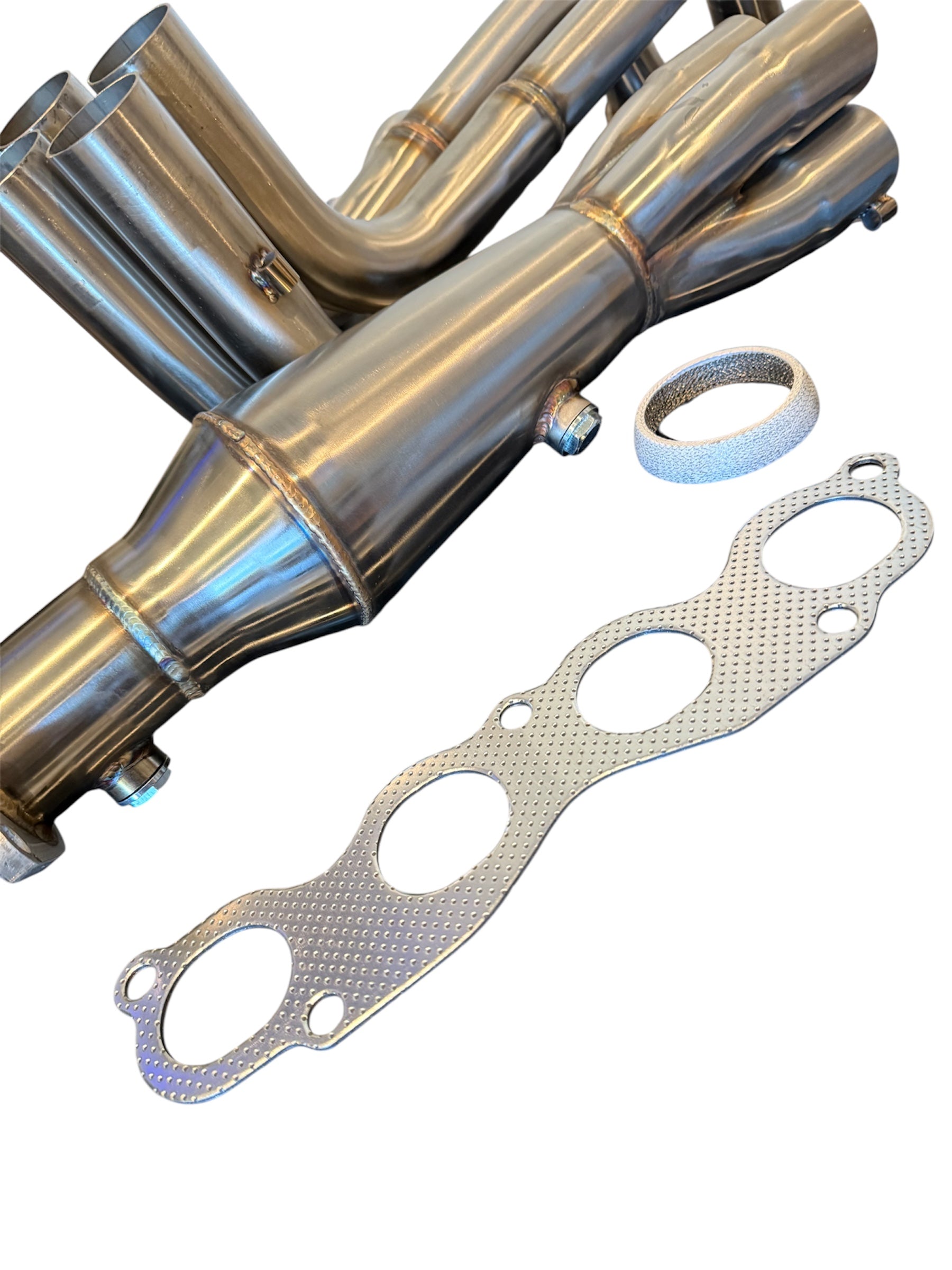 SPDZ1 K Swap K20 K24 Megaphone Exhaust Header 2 Bolt 4-1 Tri-Y EK EG DC2 Civic Pipe