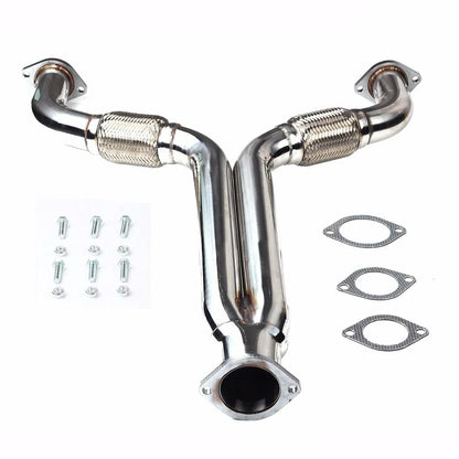 SPDZ1 Y-PIPE EXHAUST FOR 2003-2009 NISSAN 350Z 3.5L & 2005-2009 INFINITI G35