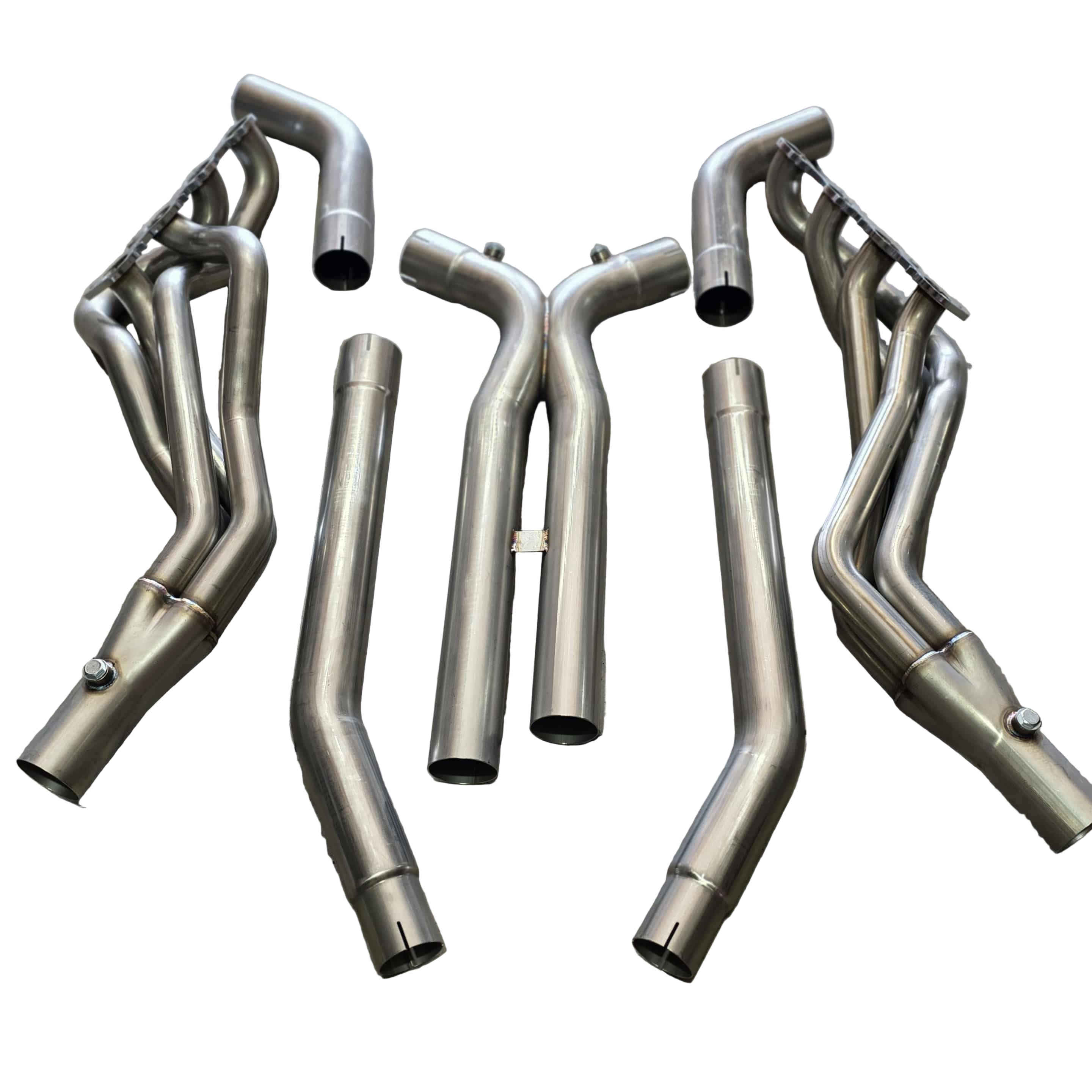 SPDZ1 Mustang 1 7/8" Longtube Headers & X-Pipe 2015-2023 5.0L Coyote