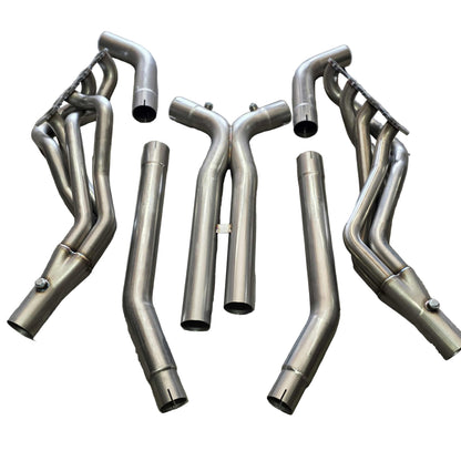 SPDZ1 Mustang 1 7/8" Longtube Headers & X-Pipe 2015-2023 5.0L Coyote