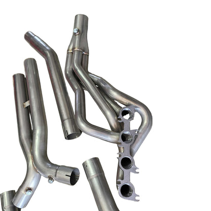 SPDZ1 Mustang 1 7/8" Longtube Headers & X-Pipe 2015-2023 5.0L Coyote