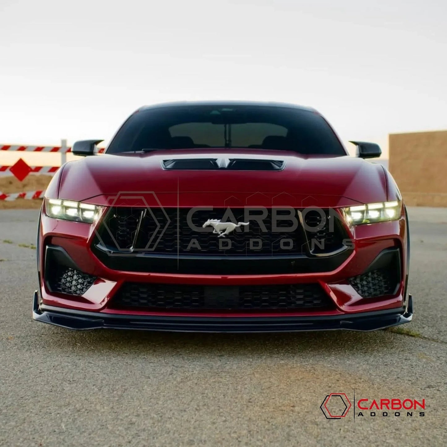 M-Style Real Carbon Fiber Side Mirror Covers for 2024+ Ford Mustang