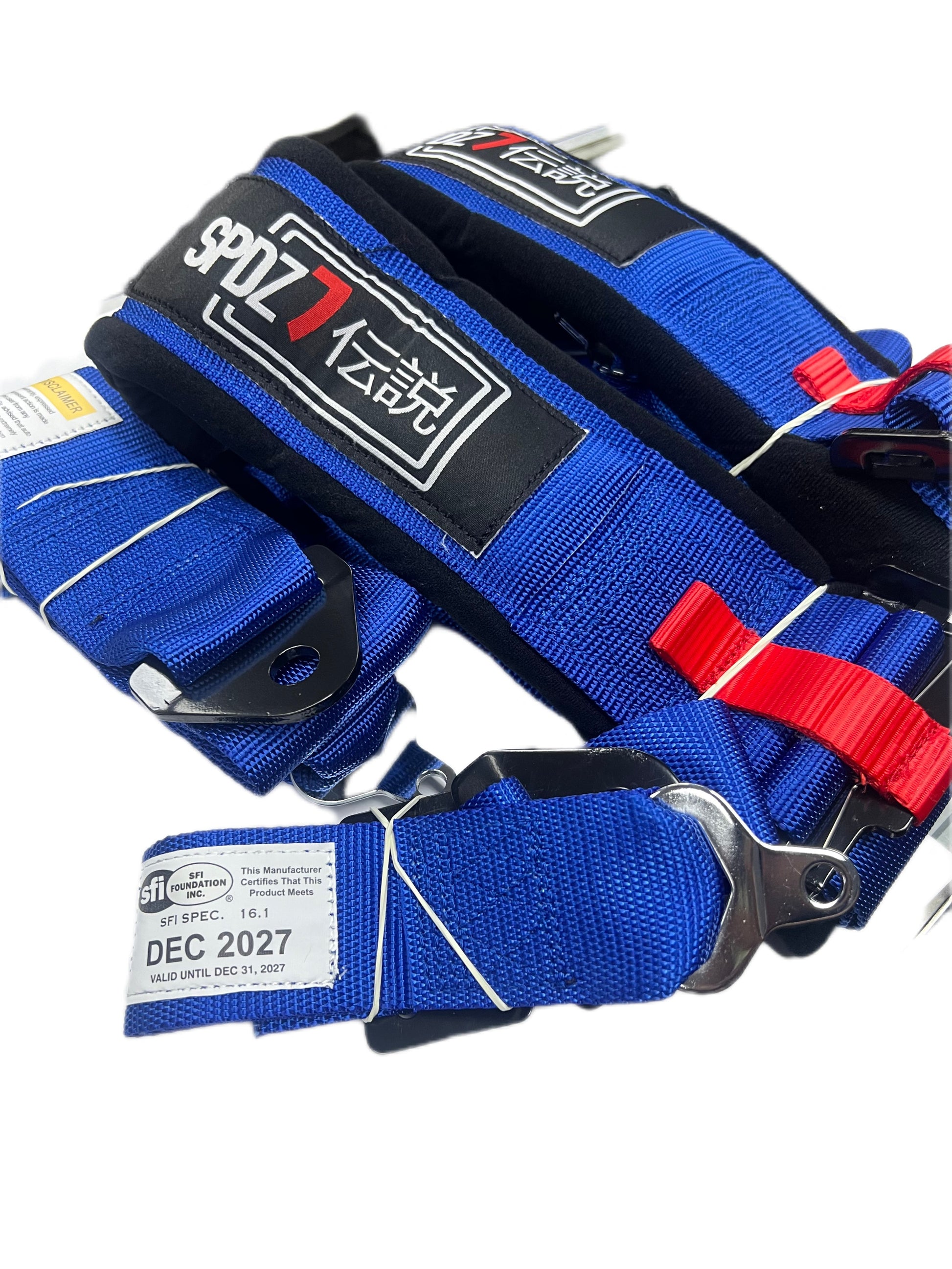 SPDZ1 SFI Seat Belt Harness 5 Point Cam Lock