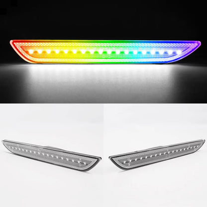 MUSTANG 15-23 REAR RGB DYNAMIC LED SIDE MARKERS w/ REMOTE